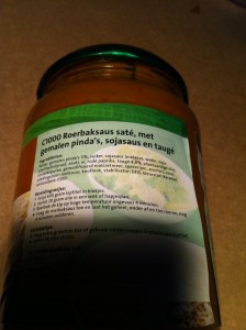 sate roerbaksaus ingredientenlijst